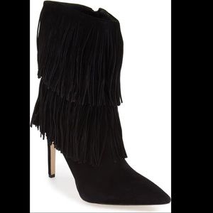 'Belinda' Fringed Suede Pointy Toe Boot
SAM EDELMAN